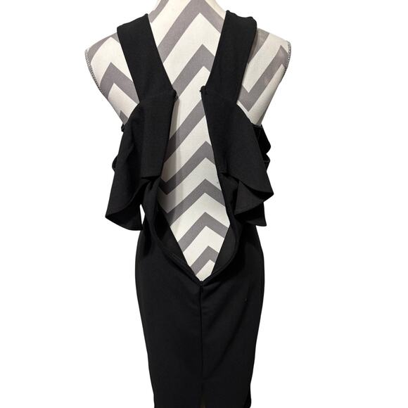 Little Black Dress Rachel Roy Medium Cold Shoulder Party Special Semi-formal - Picture 5 of 9